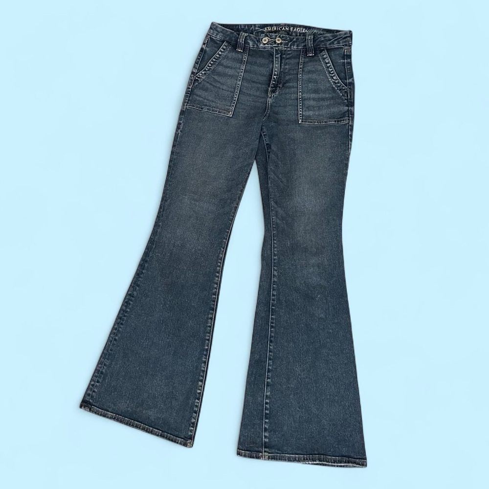 American Eagle Curvy Super High-Rise Flare Jeans